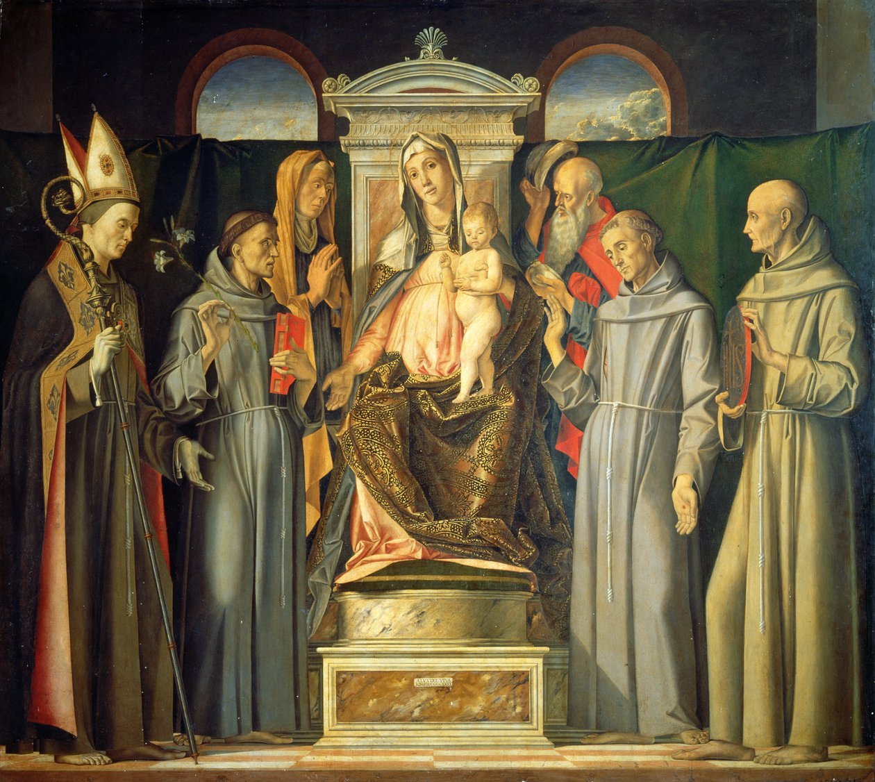 Madonna in Trono, 1480 da Alvise Vivarini