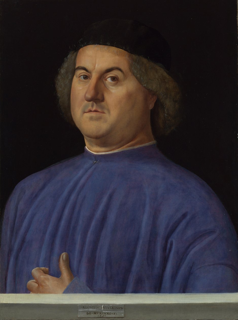 Ritratto di un uomo, 1497 da Alvise Vivarini