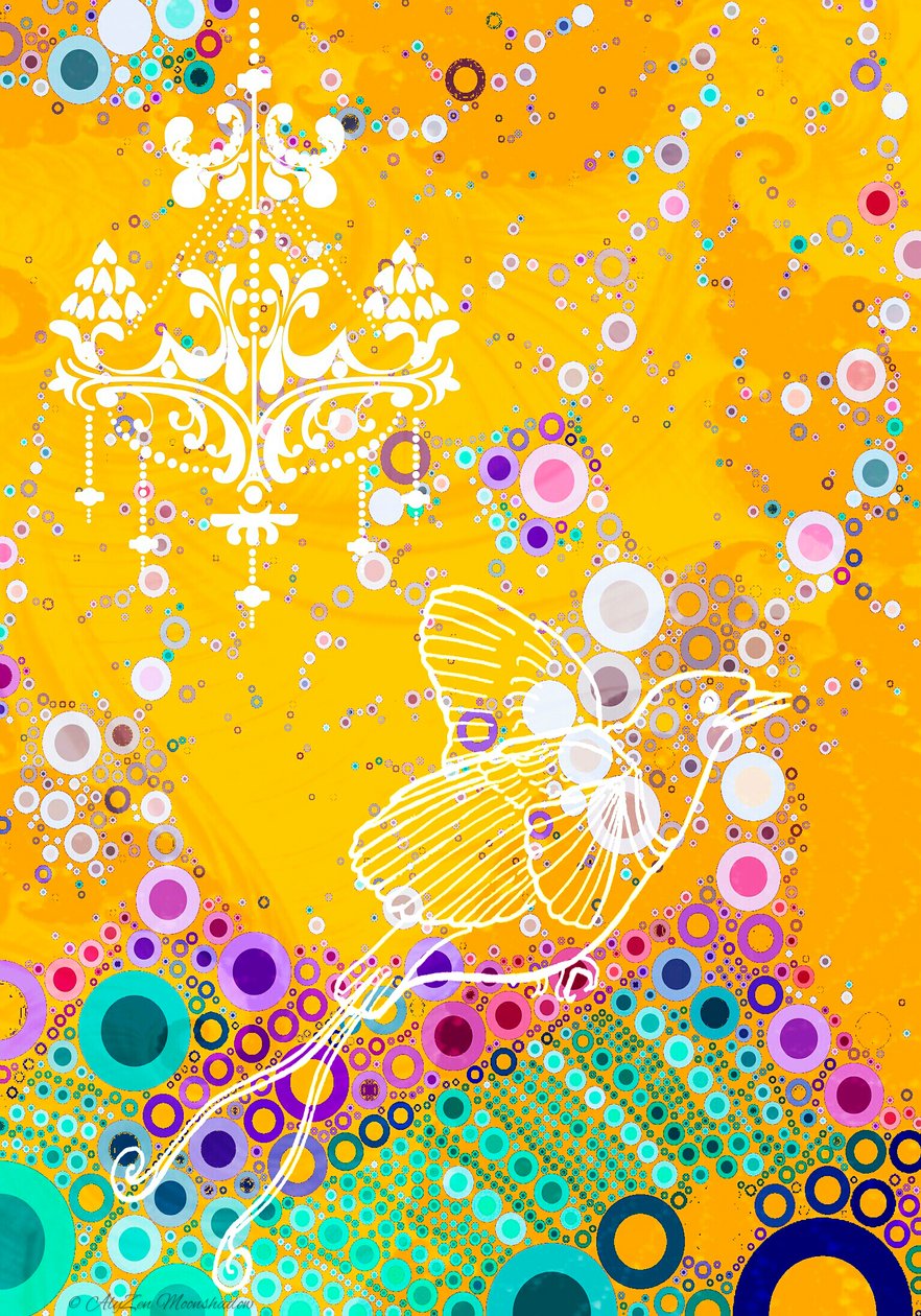 Uccello elegante, 2014 da AlyZen Moonshadow