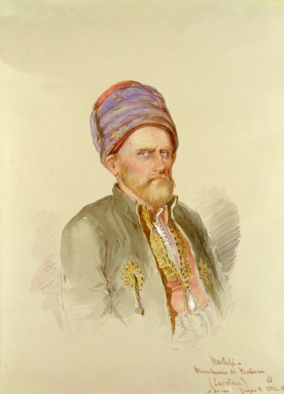 Mustapha - musulmano di Batum, c.1852 da Amadeo Preziosi