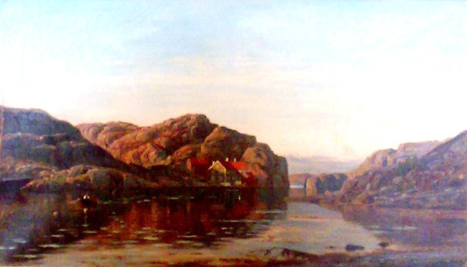 Mattina a Ny Hellesund, Norvegia meridionale da Amaldus Nielsen