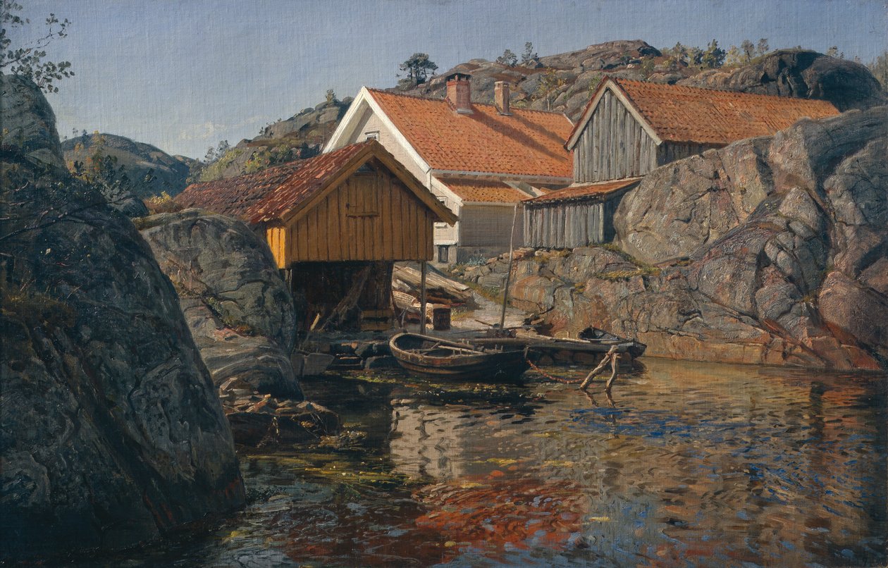 Tra le rocce, Mol, Nye-Hellesund da Amaldus Nielsen