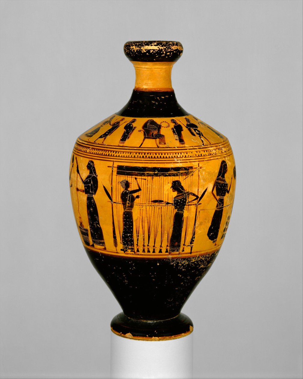 Lekythos, c.550-530 a.C. da Amasis Painter