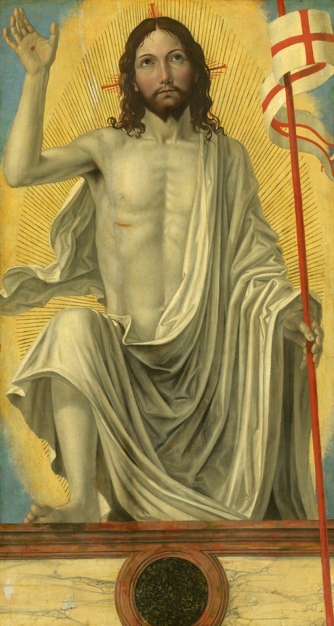 Cristo risorto dalla tomba, c. 1490 da Ambrogio Bergognone