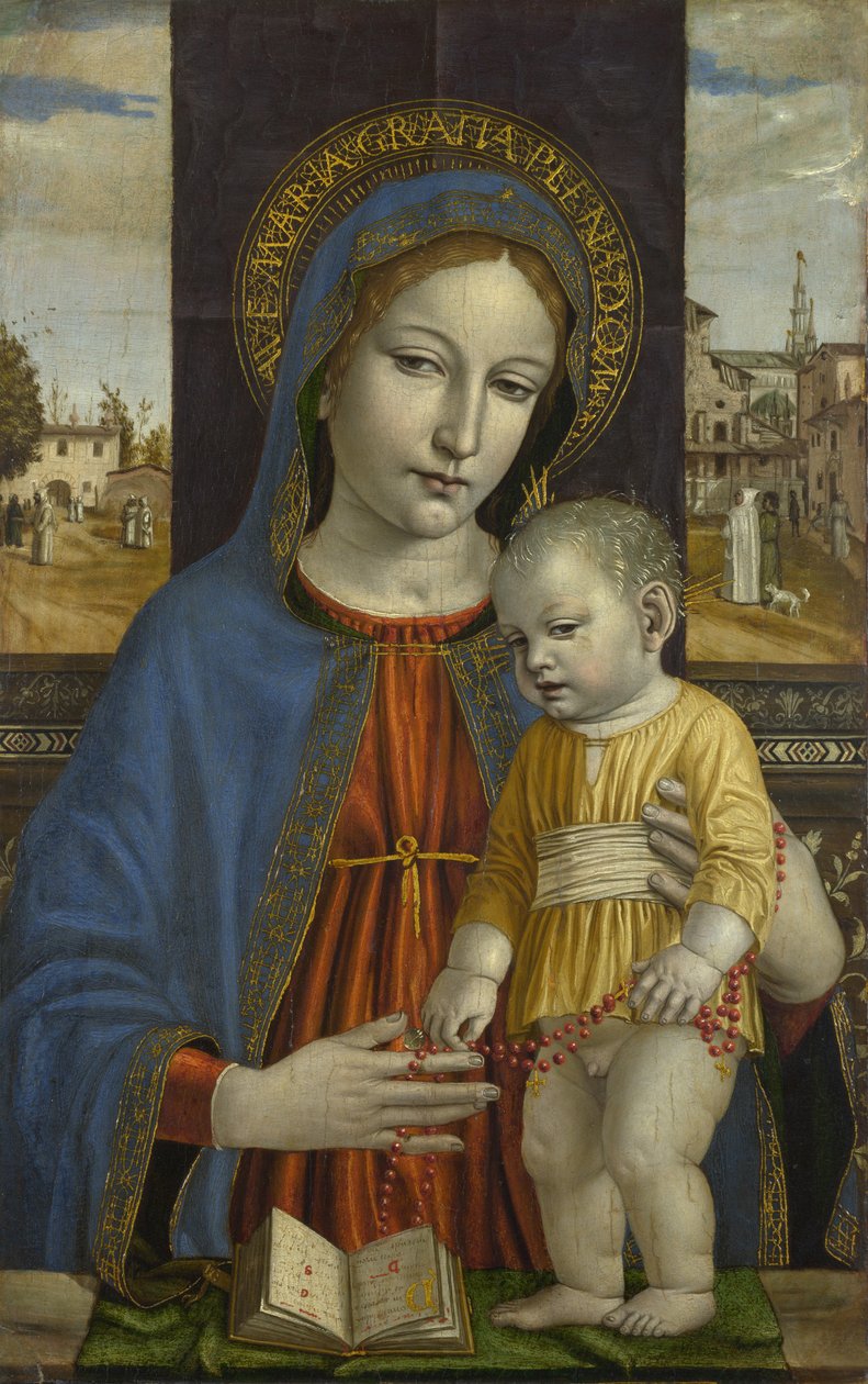 La Vergine e il Bambino, c. 1490 da Ambrogio Bergognone