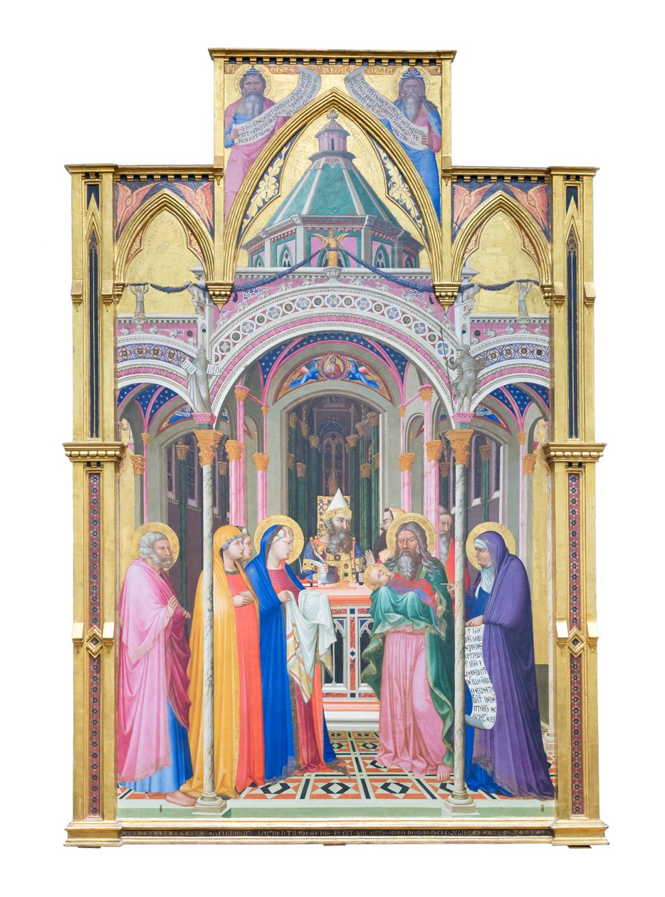 Presentazione di Gesù al tempio da Ambrogio Lorenzetti