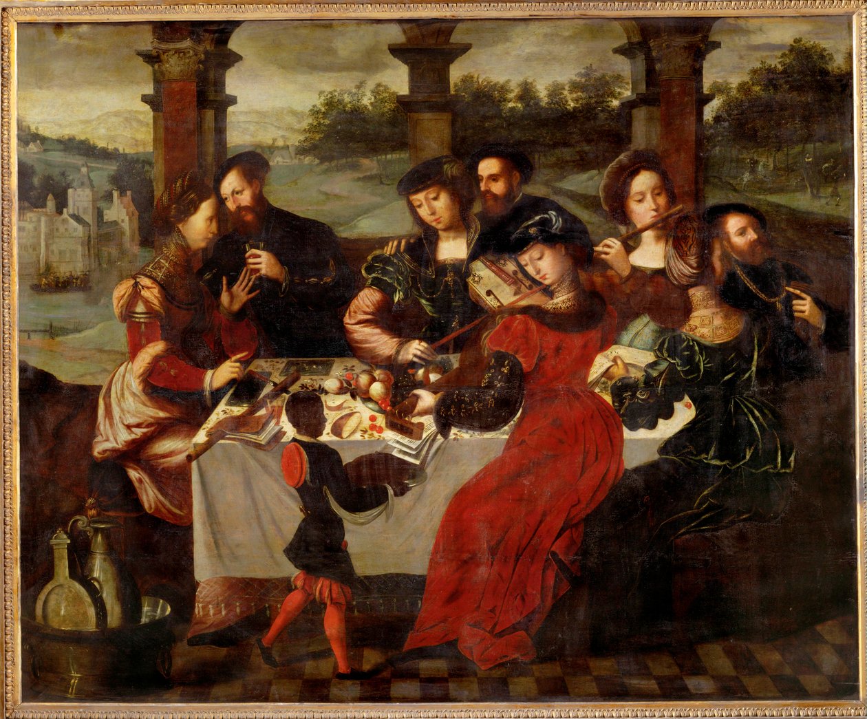 Il concerto dopo il pasto ... da Ambrosius Benson