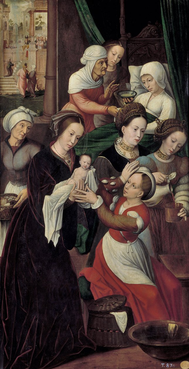 La Natività della Vergine Maria da Ambrosius Benson