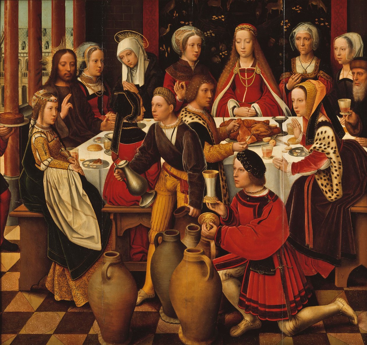 Le nozze di Cana da Ambrosius Benson