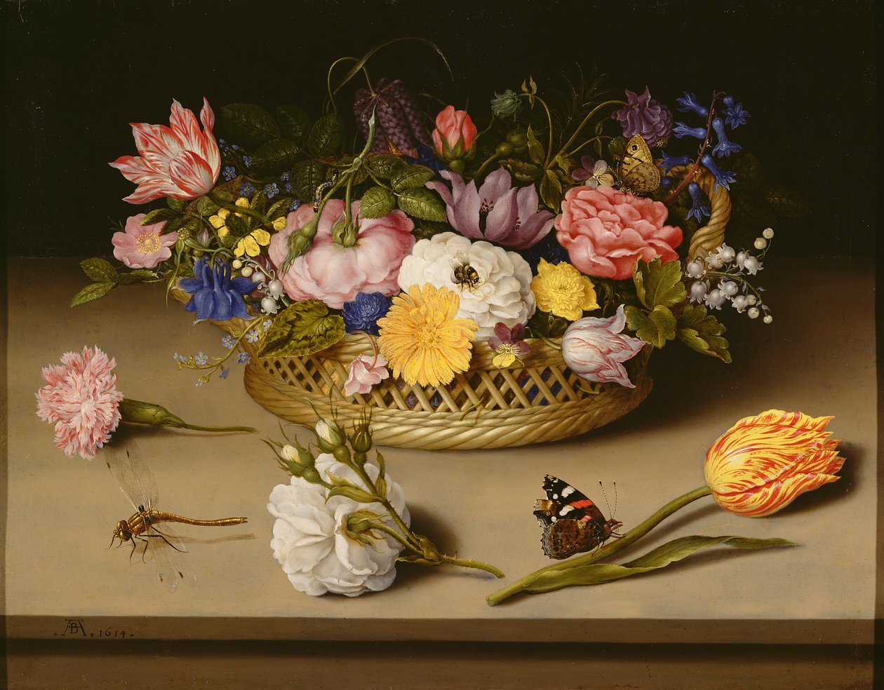 Olandese: Bloemstilleven Natura morta di fiori da Ambrosius Bosschaert