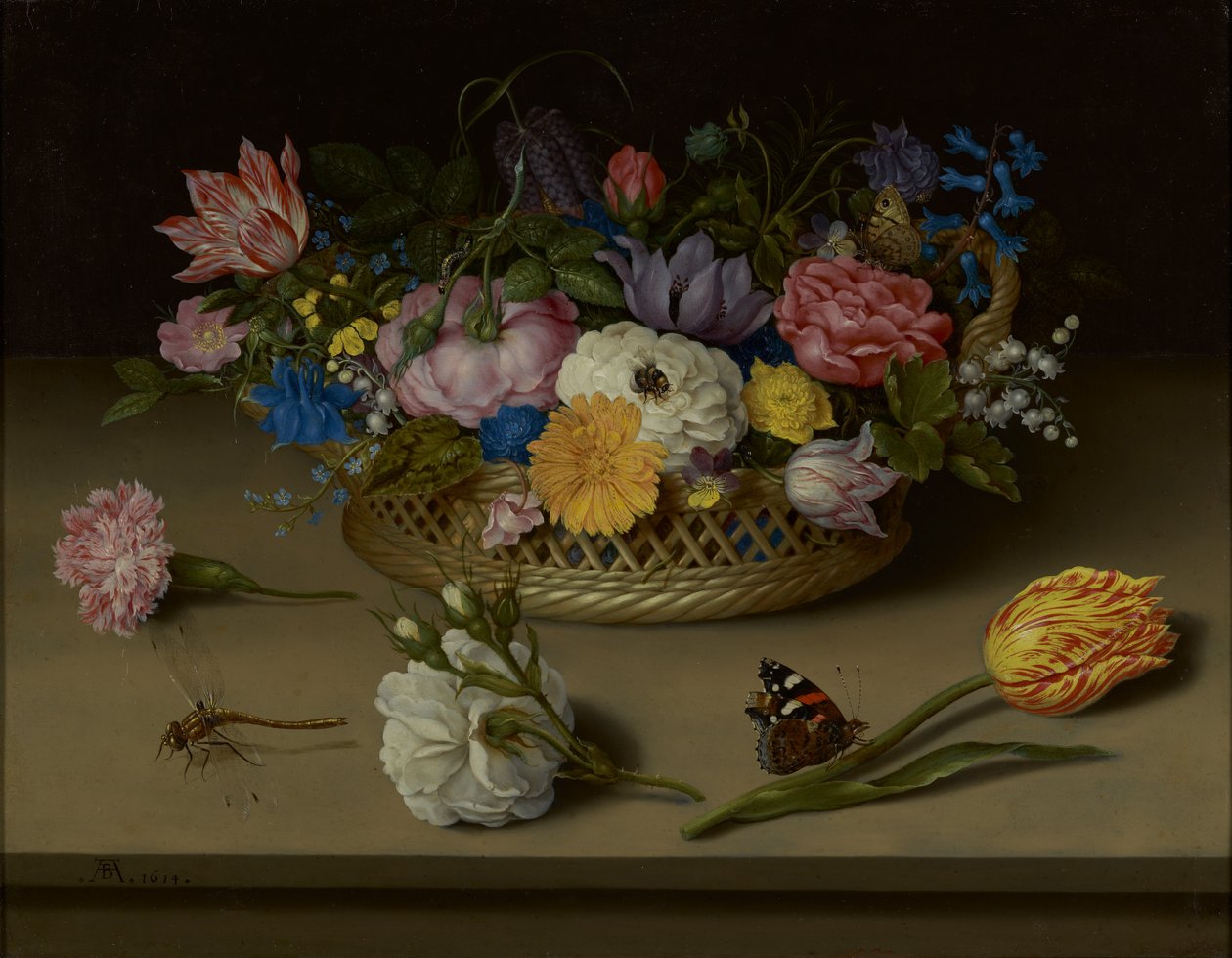 Natura morta di fiori da Ambrosius Bosschaert the Elder