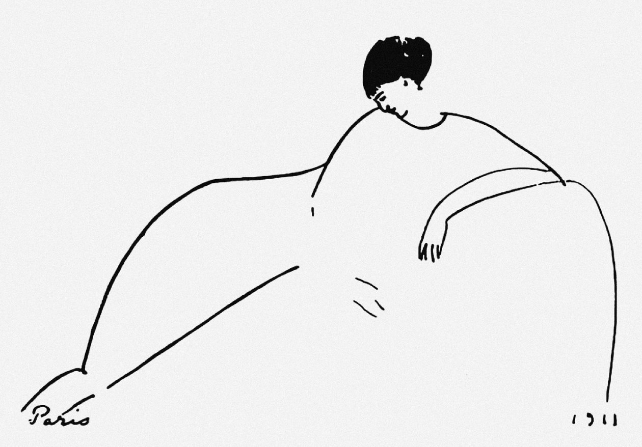 Anna Akhmatova, 1911 da Amedeo Modigliani
