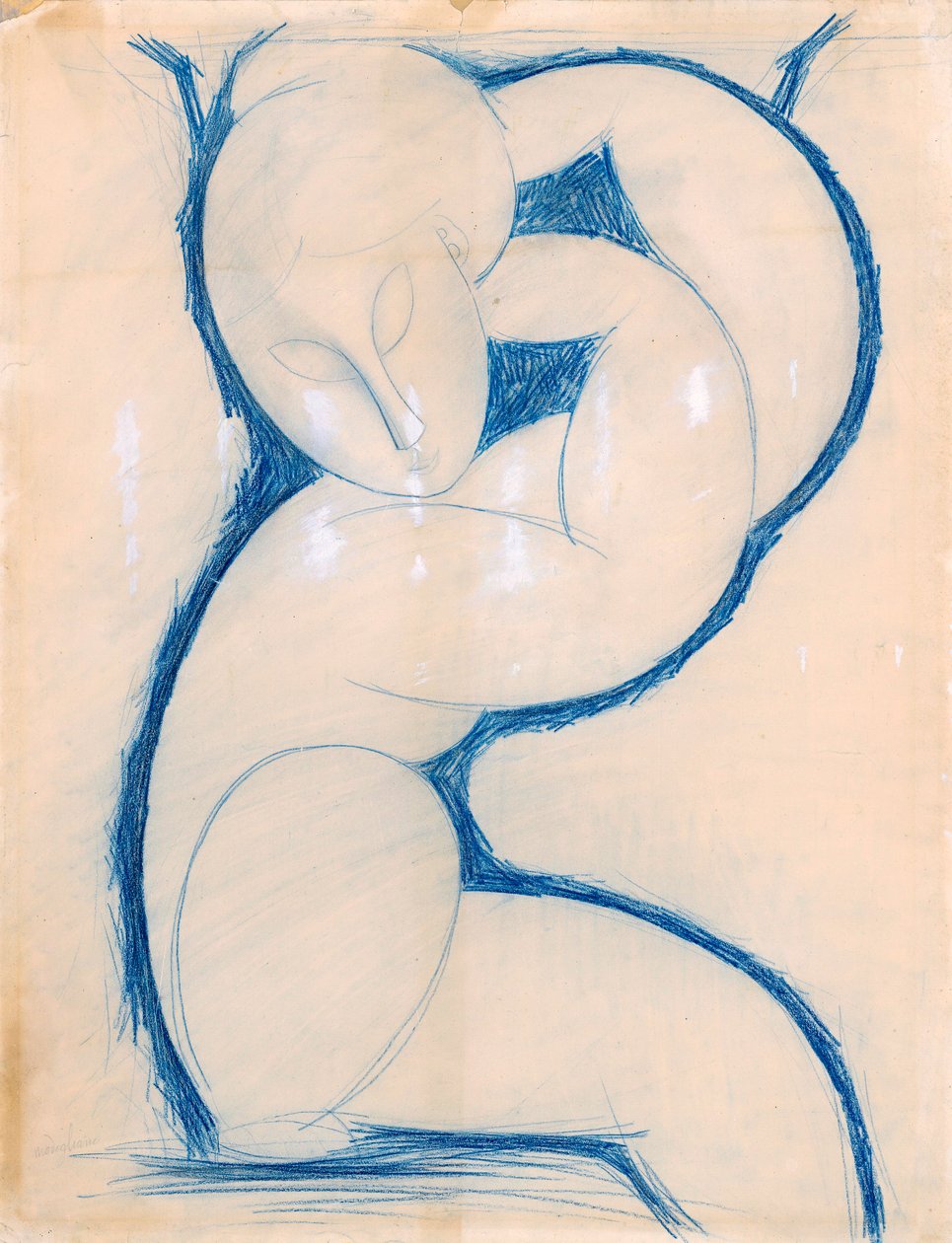 Cariatide, 1913-1915 da Amedeo Modigliani