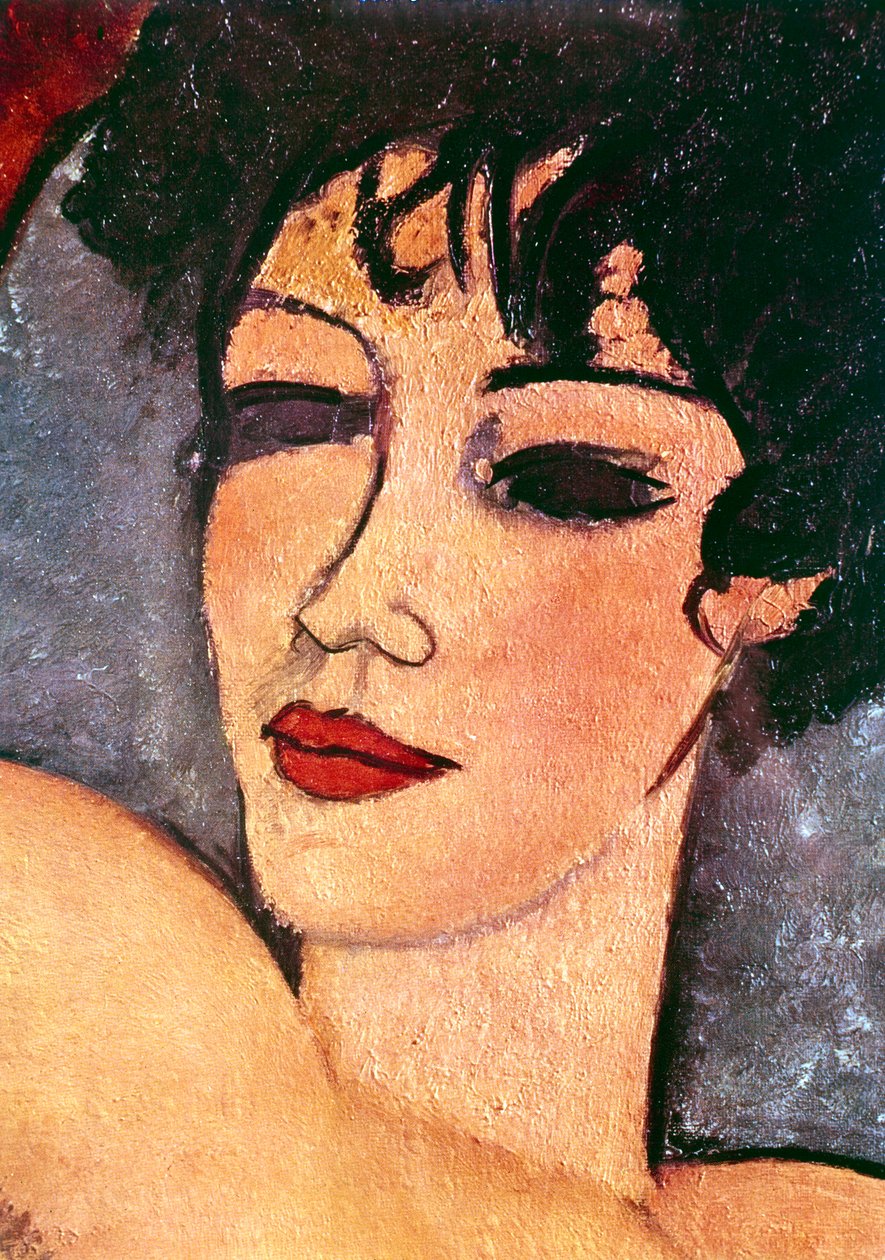 Dettaglio di un nudo dormiente da Amedeo Modigliani