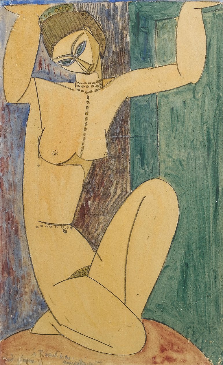 Francese:  Cariatide da Amedeo Modigliani