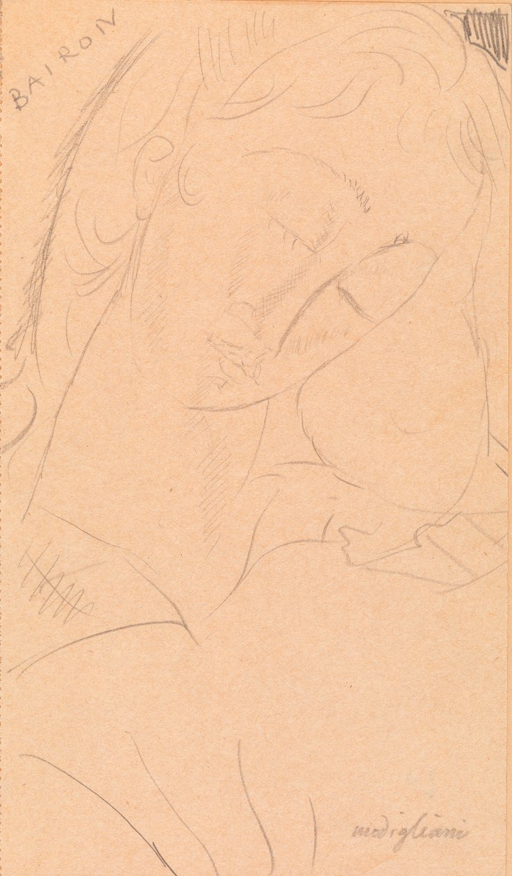 Testa - Bairon da Amedeo Modigliani