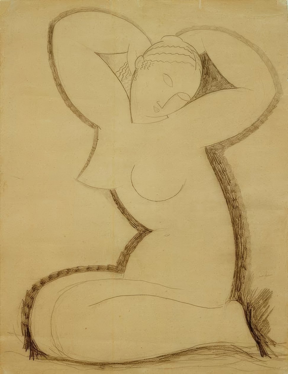 Cariatide da Amedeo Modigliani