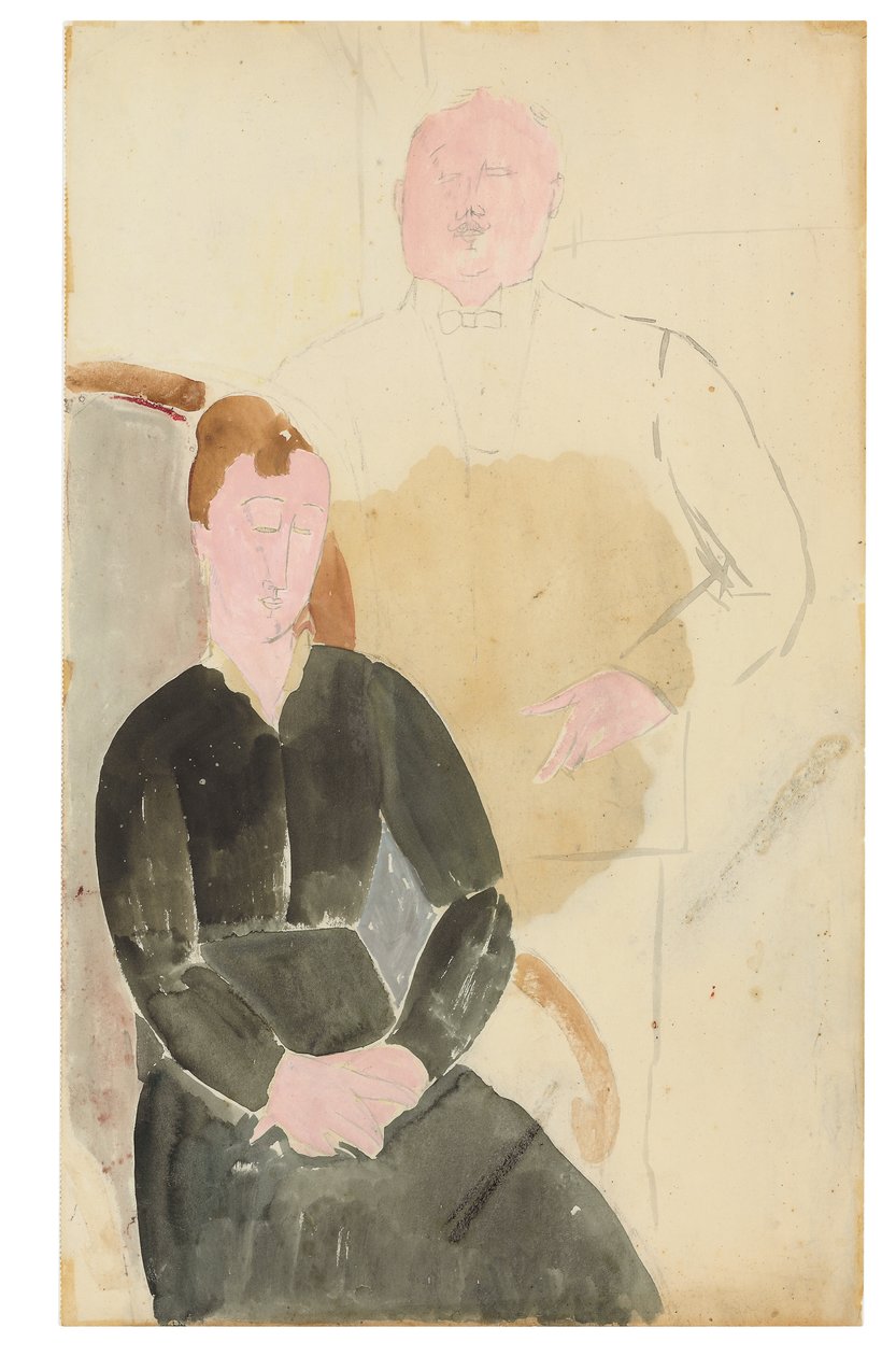 La Ménage, 1915 da Amedeo Modigliani