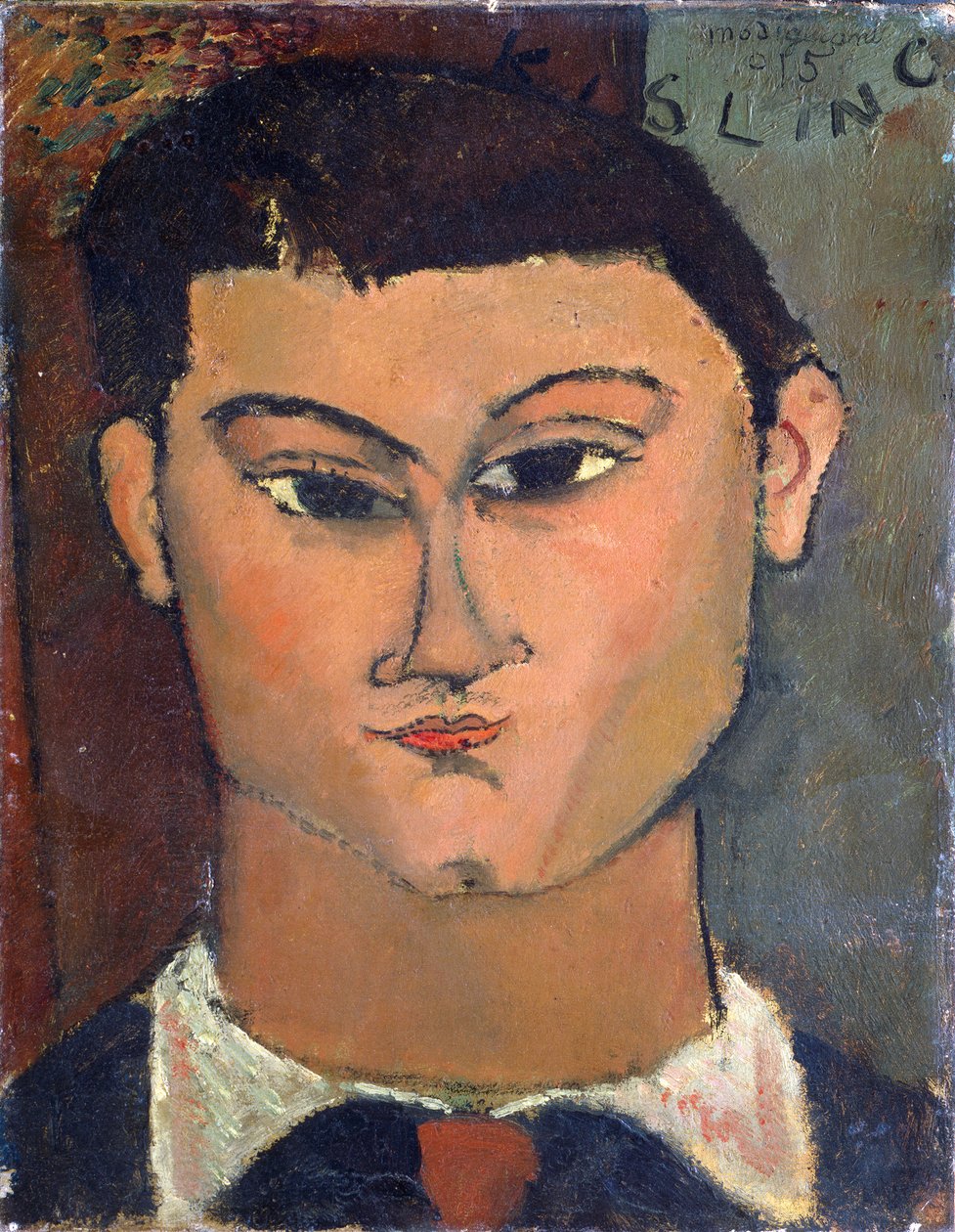 Ritratto del pittore Miose Kisling da Amedeo Modigliani