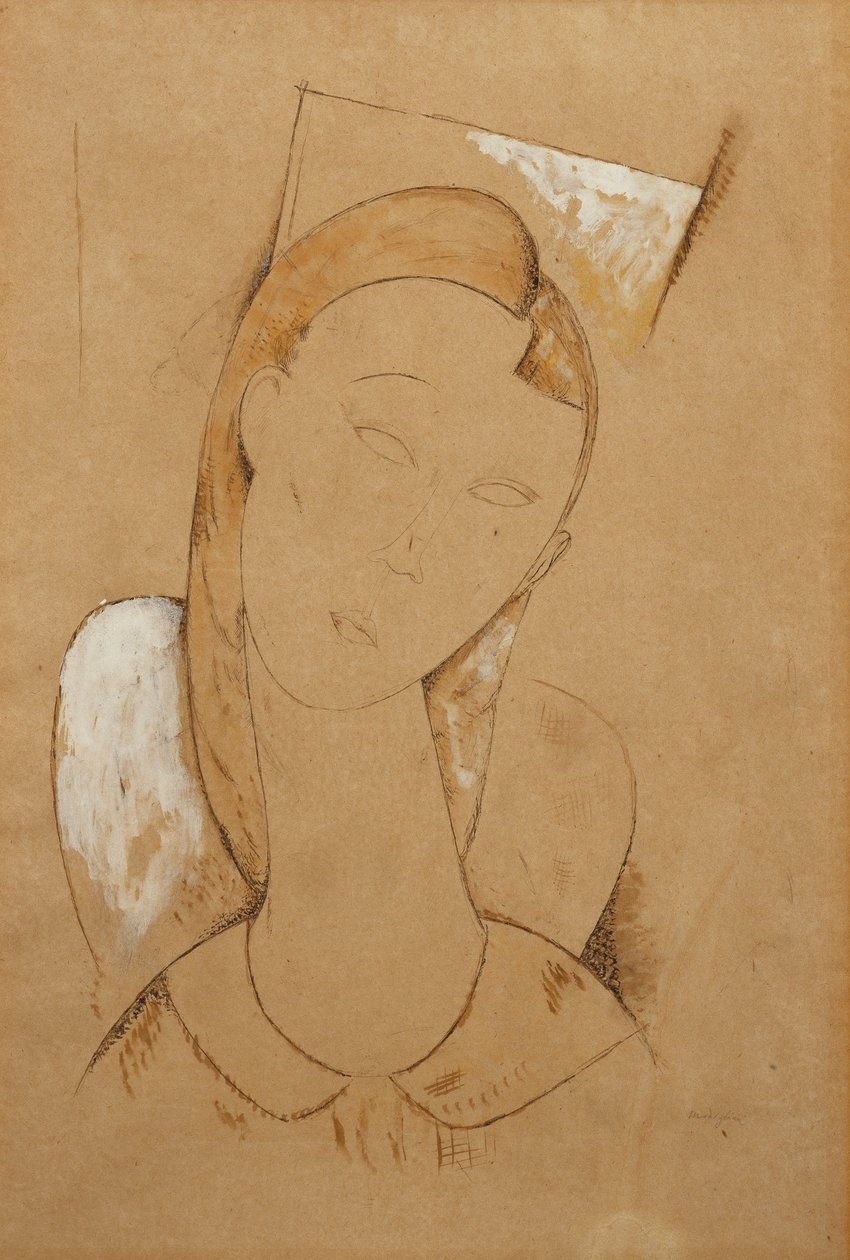 Giovane donna, c. 1917-1918 da Amedeo Modigliani