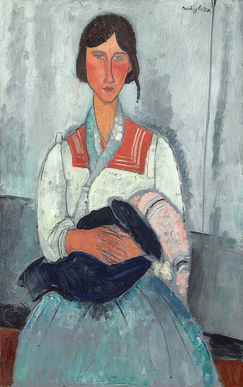 Zingara con bambino da Amedeo Modigliani