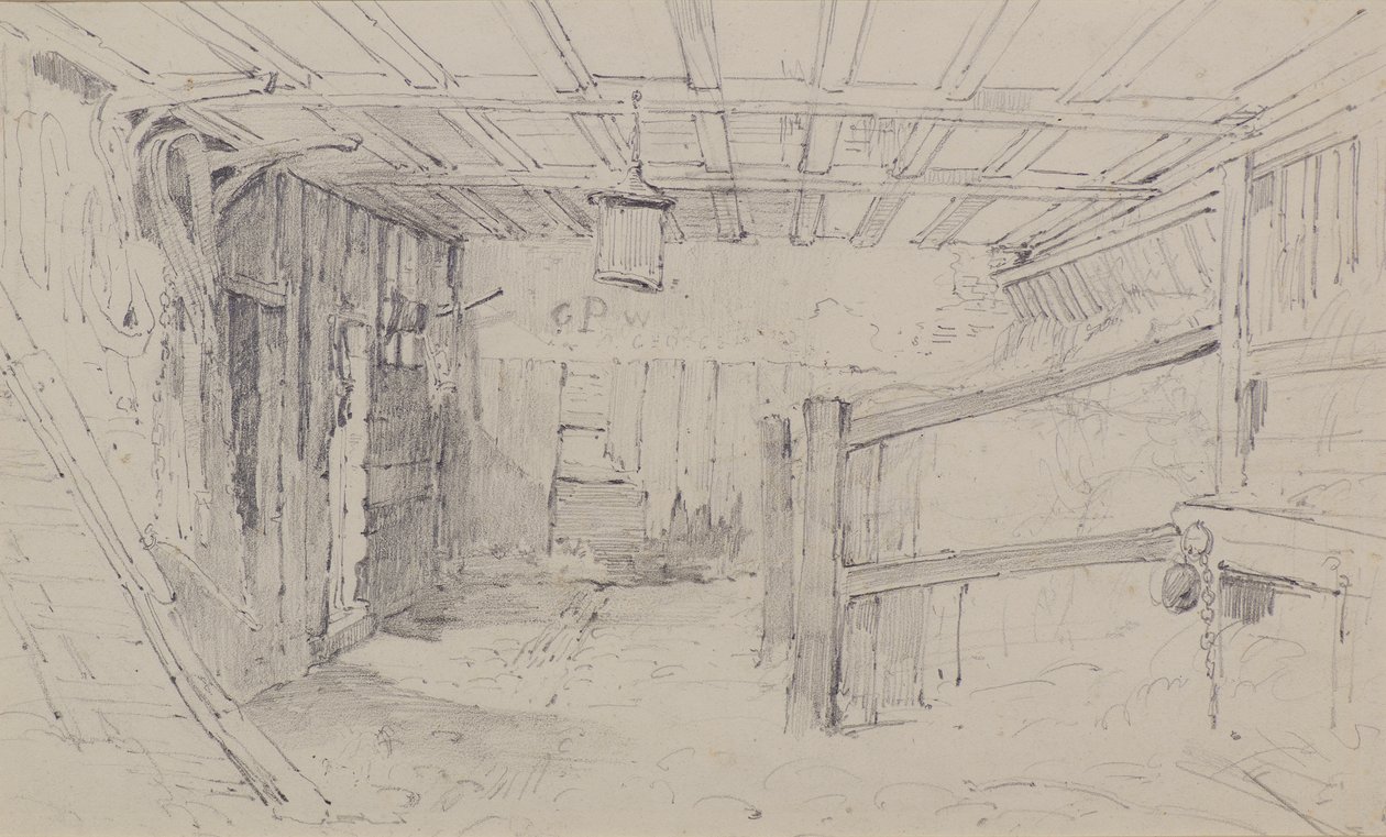 Dentro una Stalla, c.1810 da Amelia Long