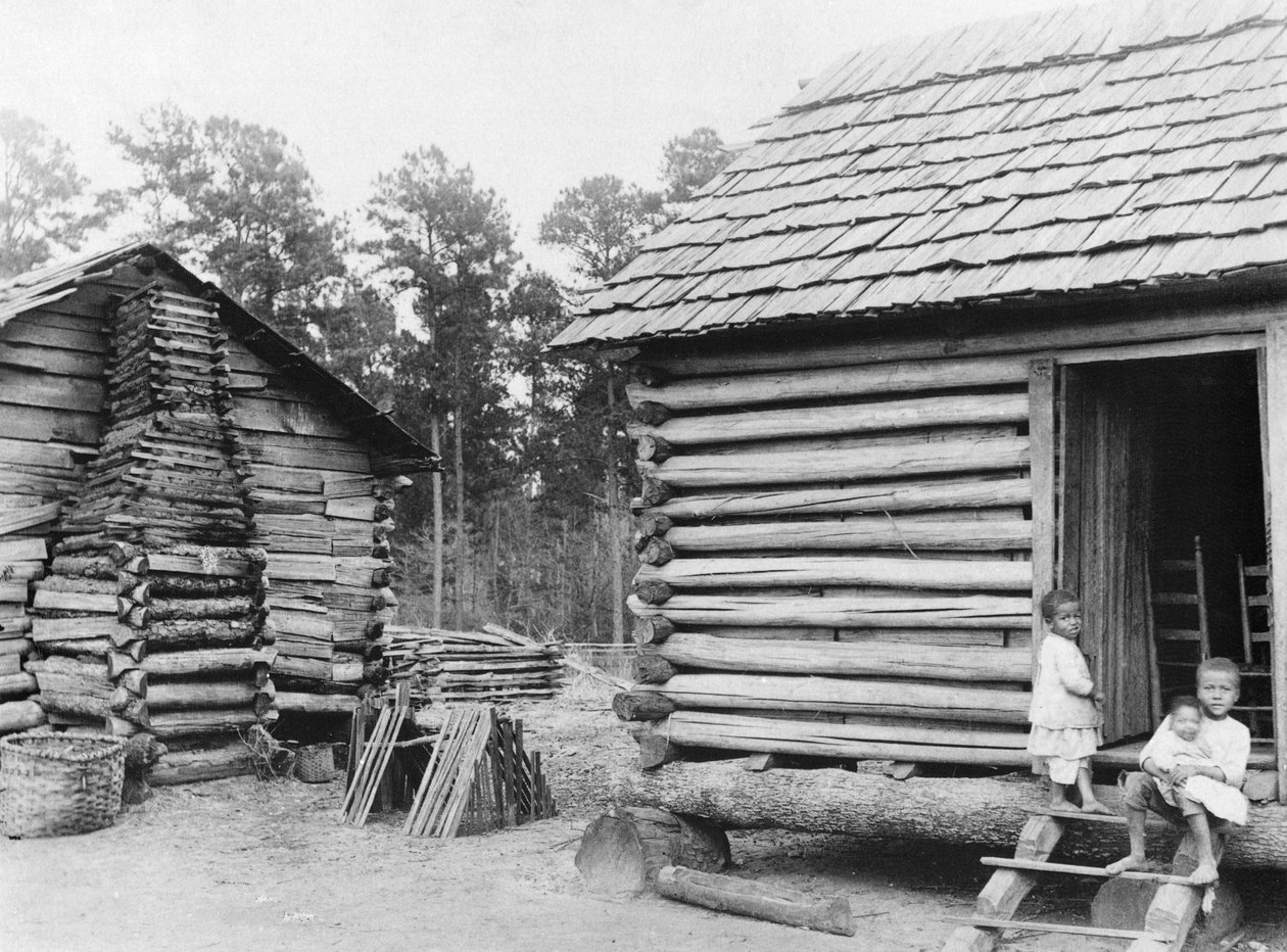 Capanni di tronchi a Thomasville, Florida da American Photographer