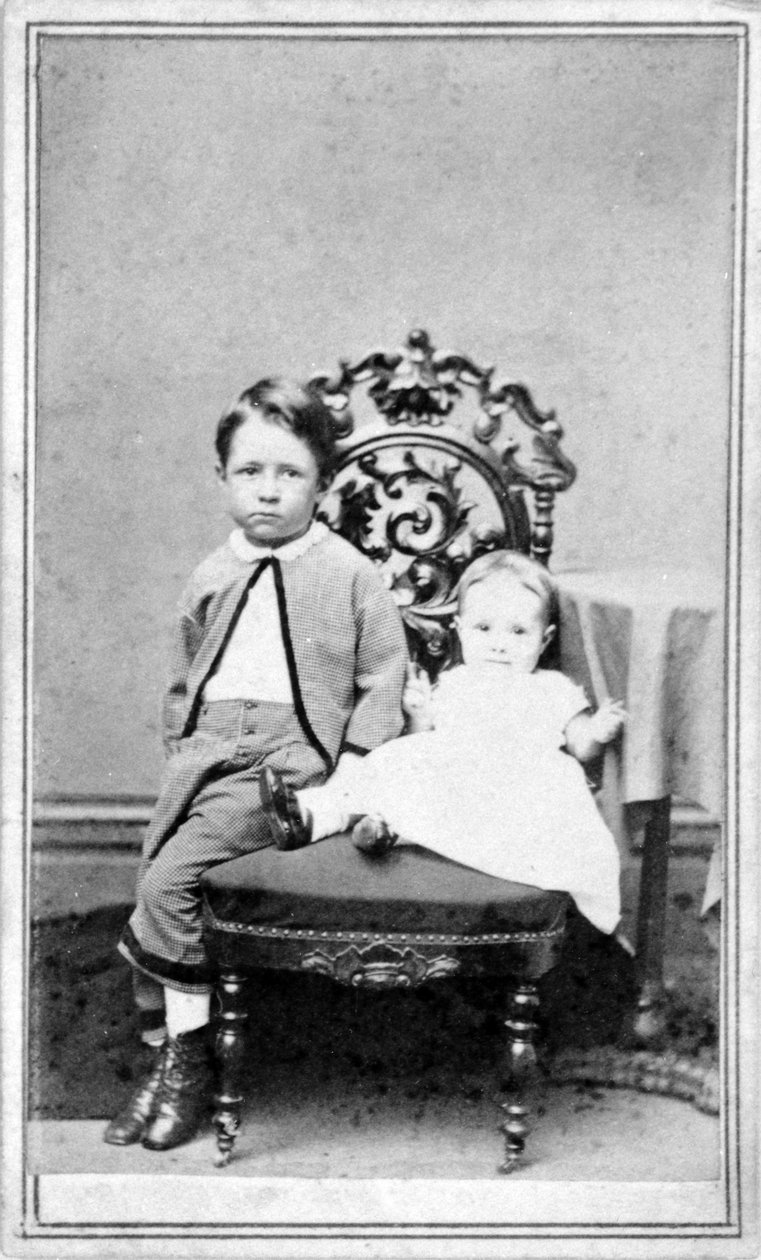 Ritratto di un ragazzo e un bambino, c.1860 da American Photographer