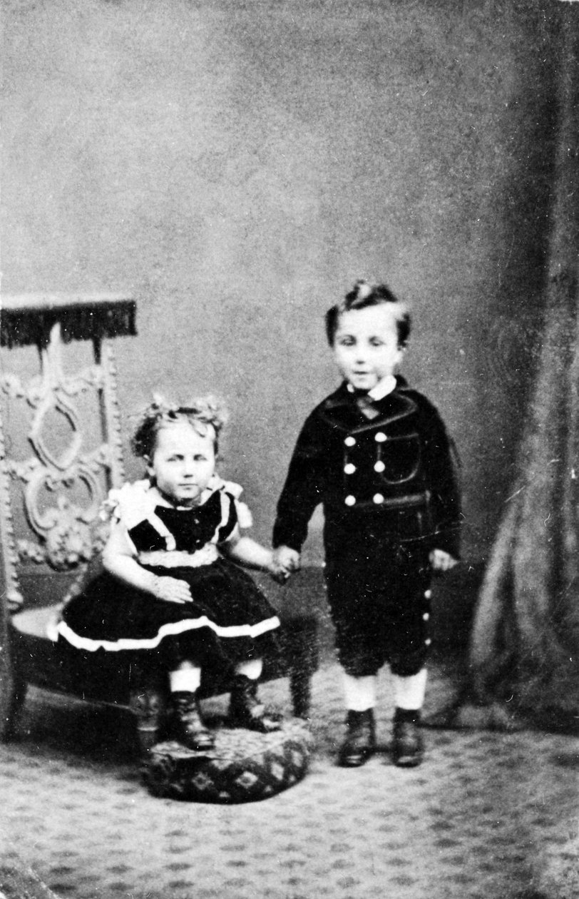 Ritratto di un ragazzo e sua sorella, c.1860 da American Photographer