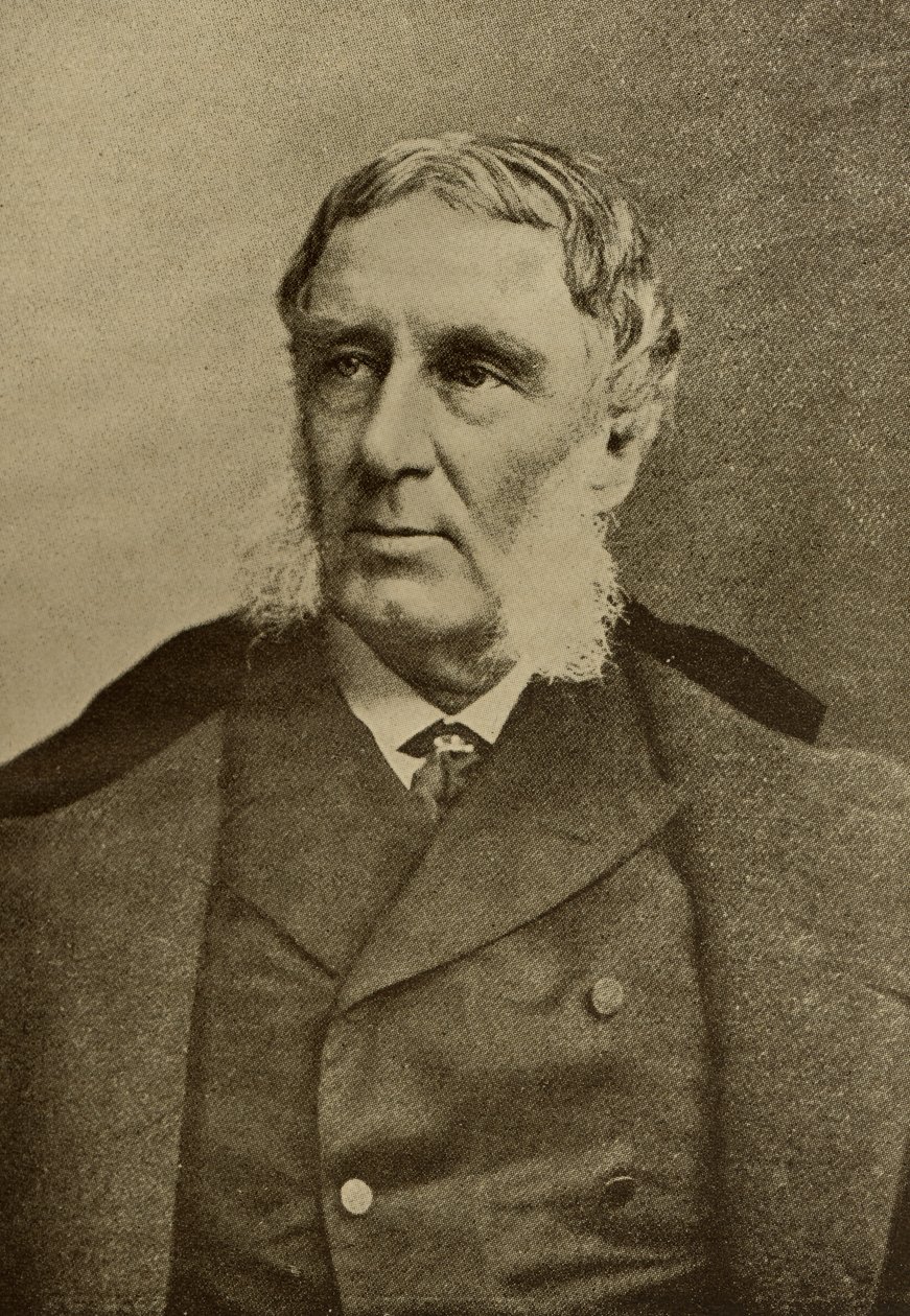 George William Curtis (1824-92) da American School