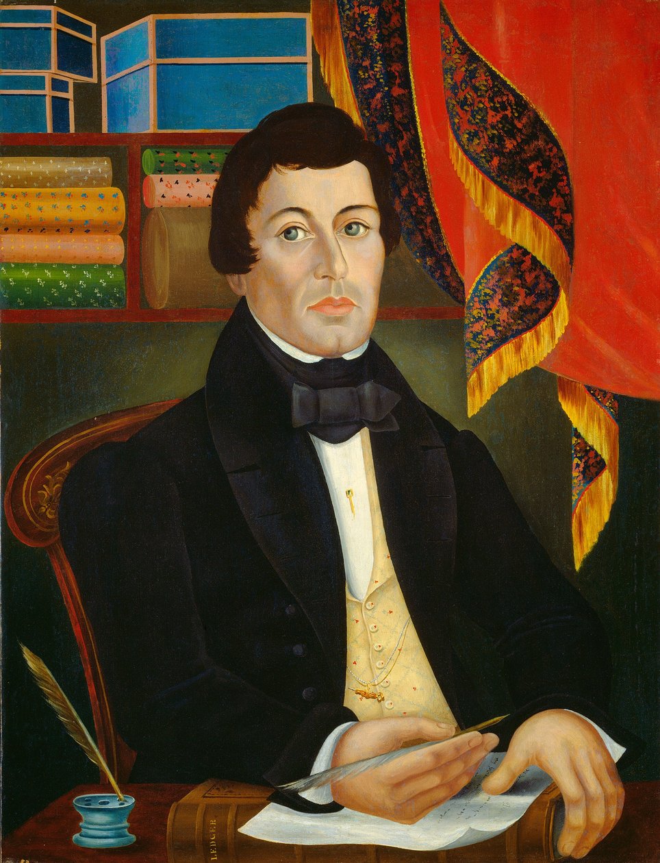 Mercante di tessuti da American 19th Century
