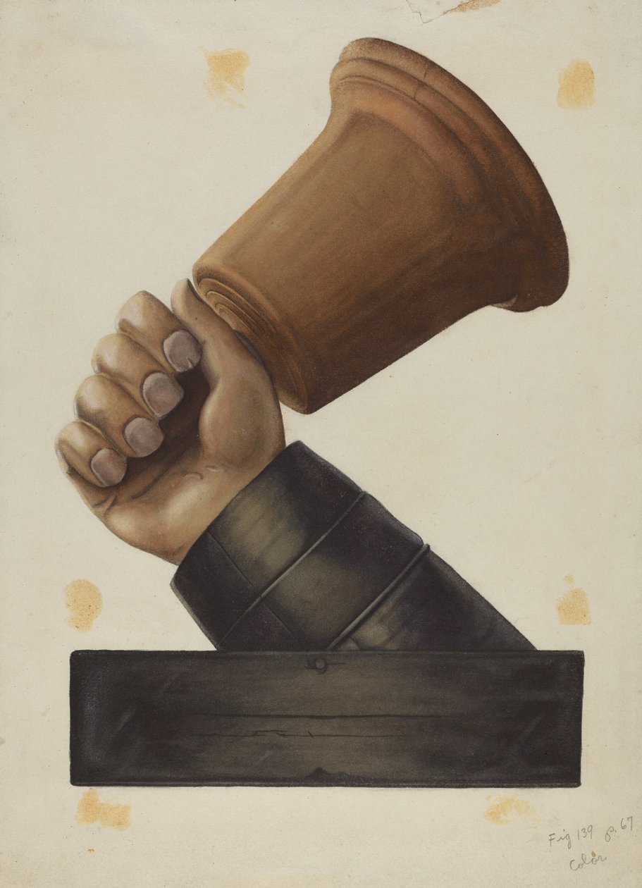 Insegna della taverna "Bell in Hand" da American 20th Century