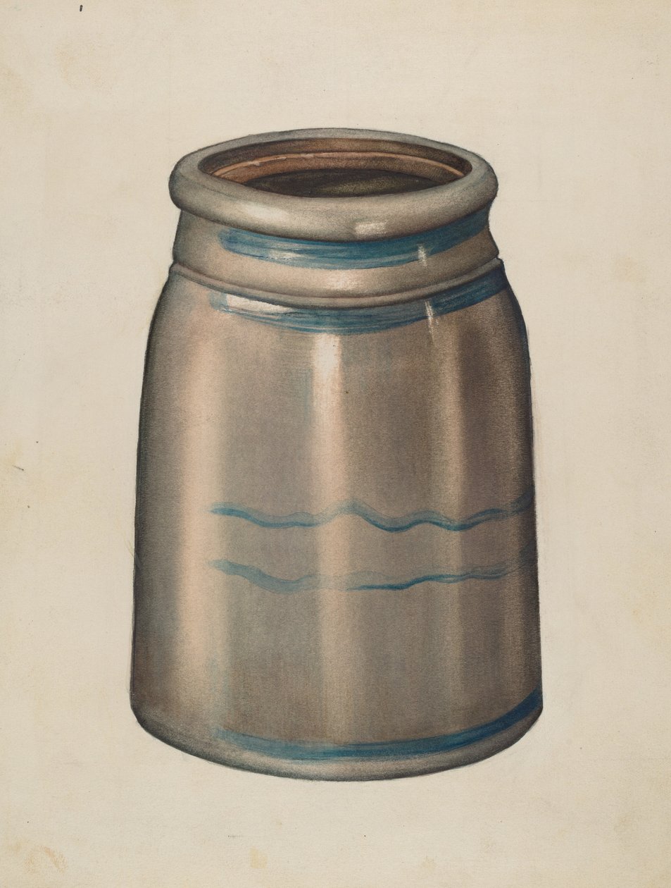 Vaso di terracotta da American 20th Century