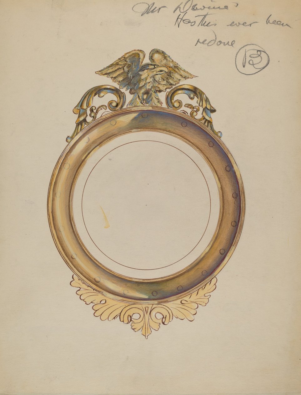 Cornice per specchio da American 20th Century