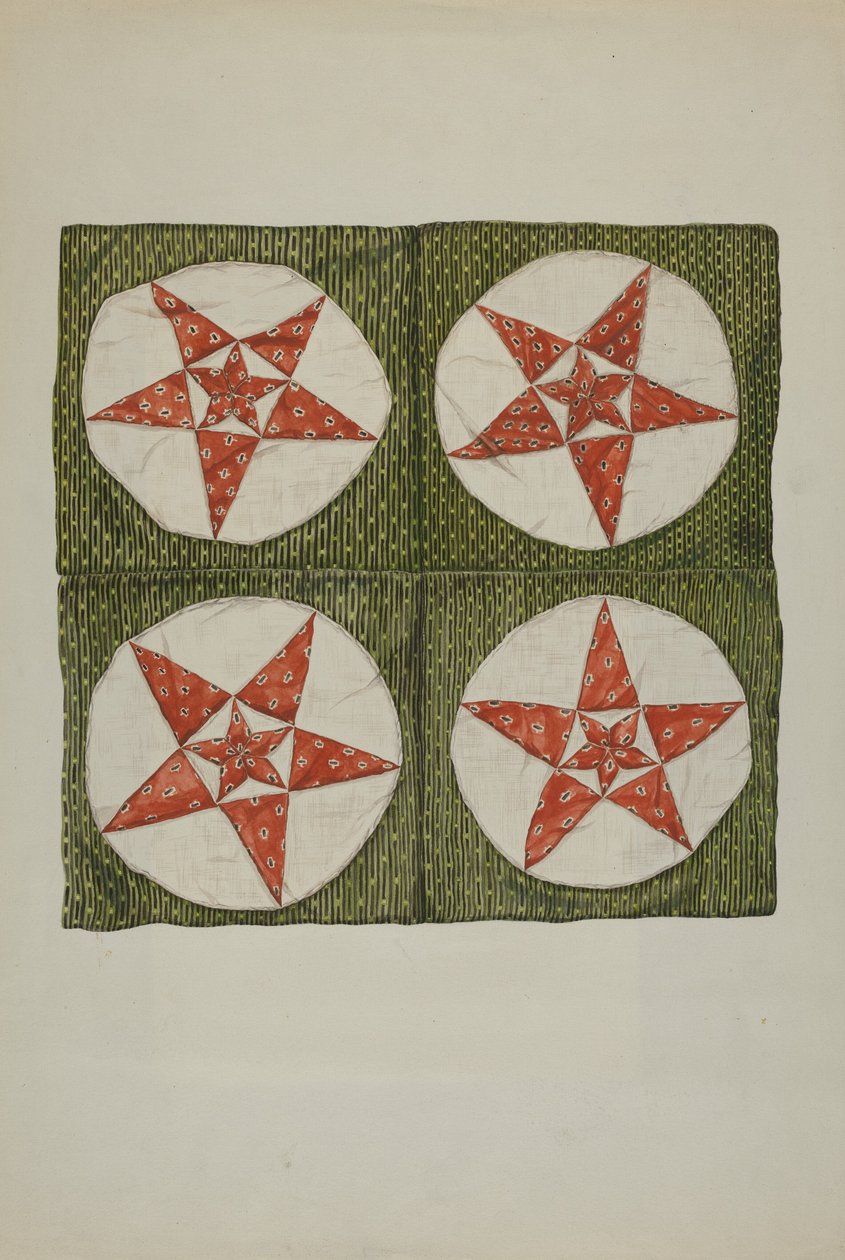 Blocchi di quilt - Stella applicata da American 20th Century