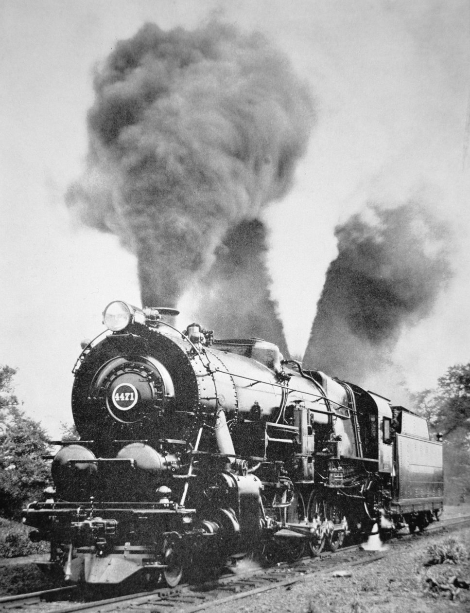 Una locomotiva Decapod da American Photographer