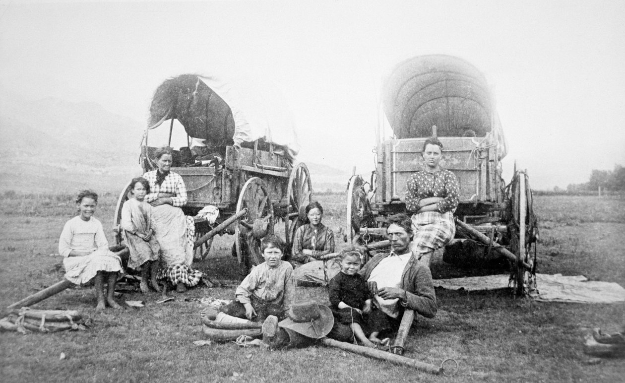 Famiglia di pionieri americani, c.1870 da American Photographer