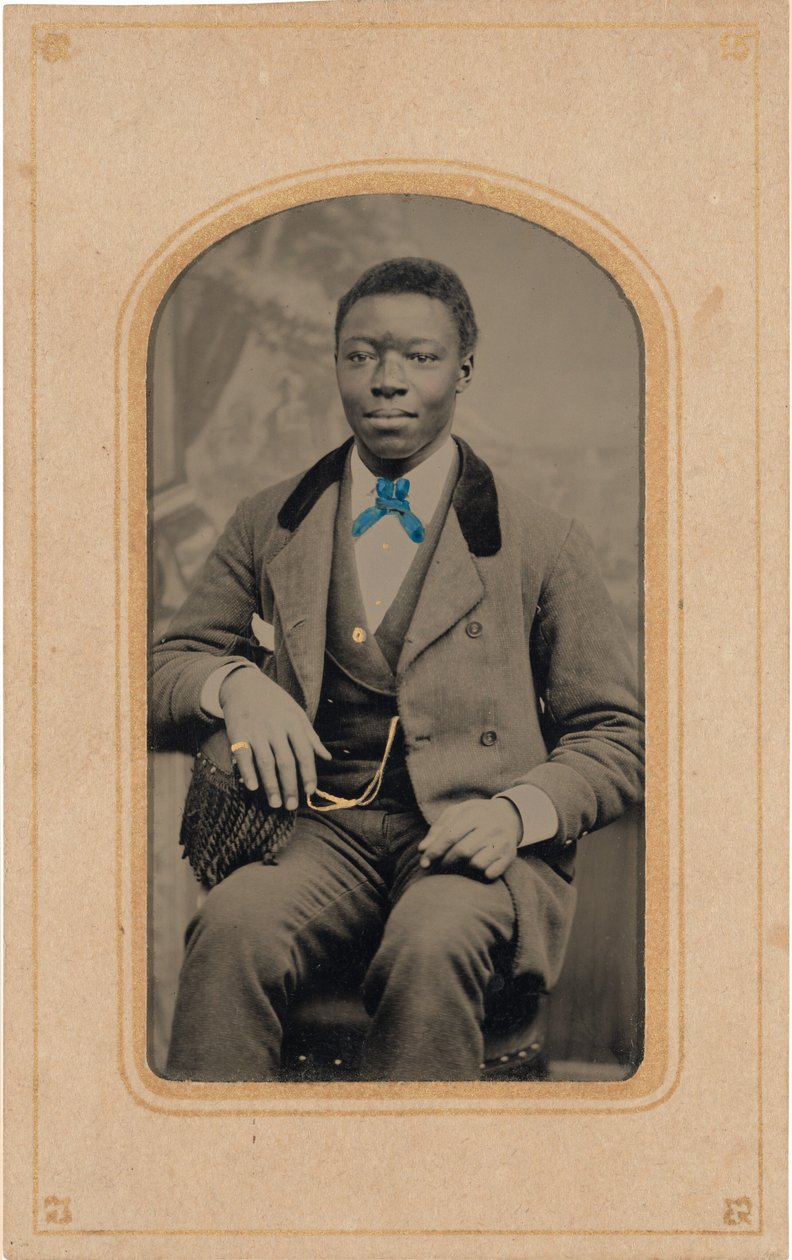 Ritratto di uomo, c. 1880 (foto) da American Photographer