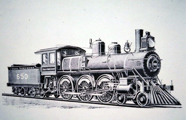 Treno standard a dieci ruote 4-6-0 da American School