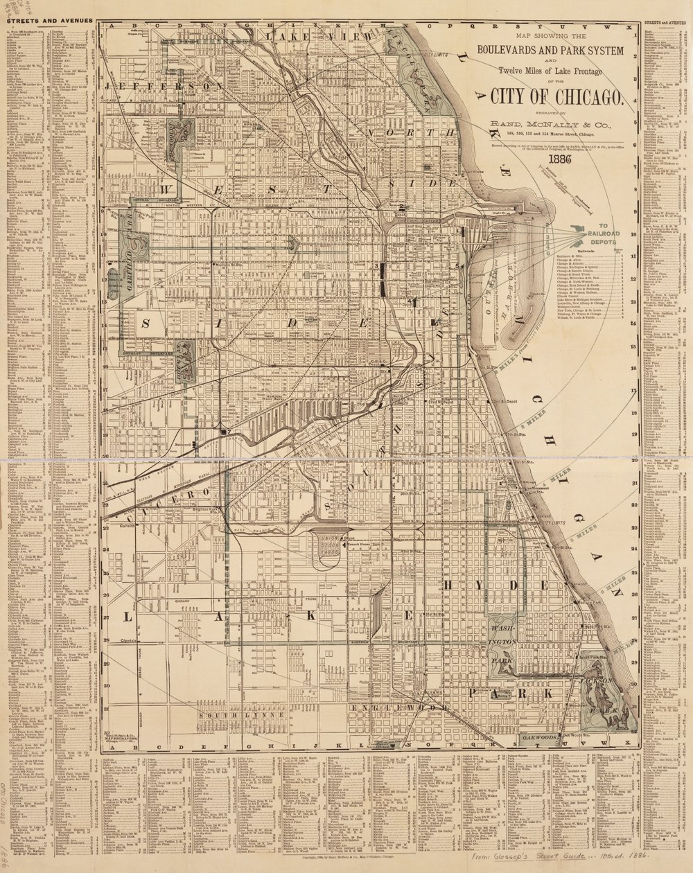Mappa di Chicago da American School
