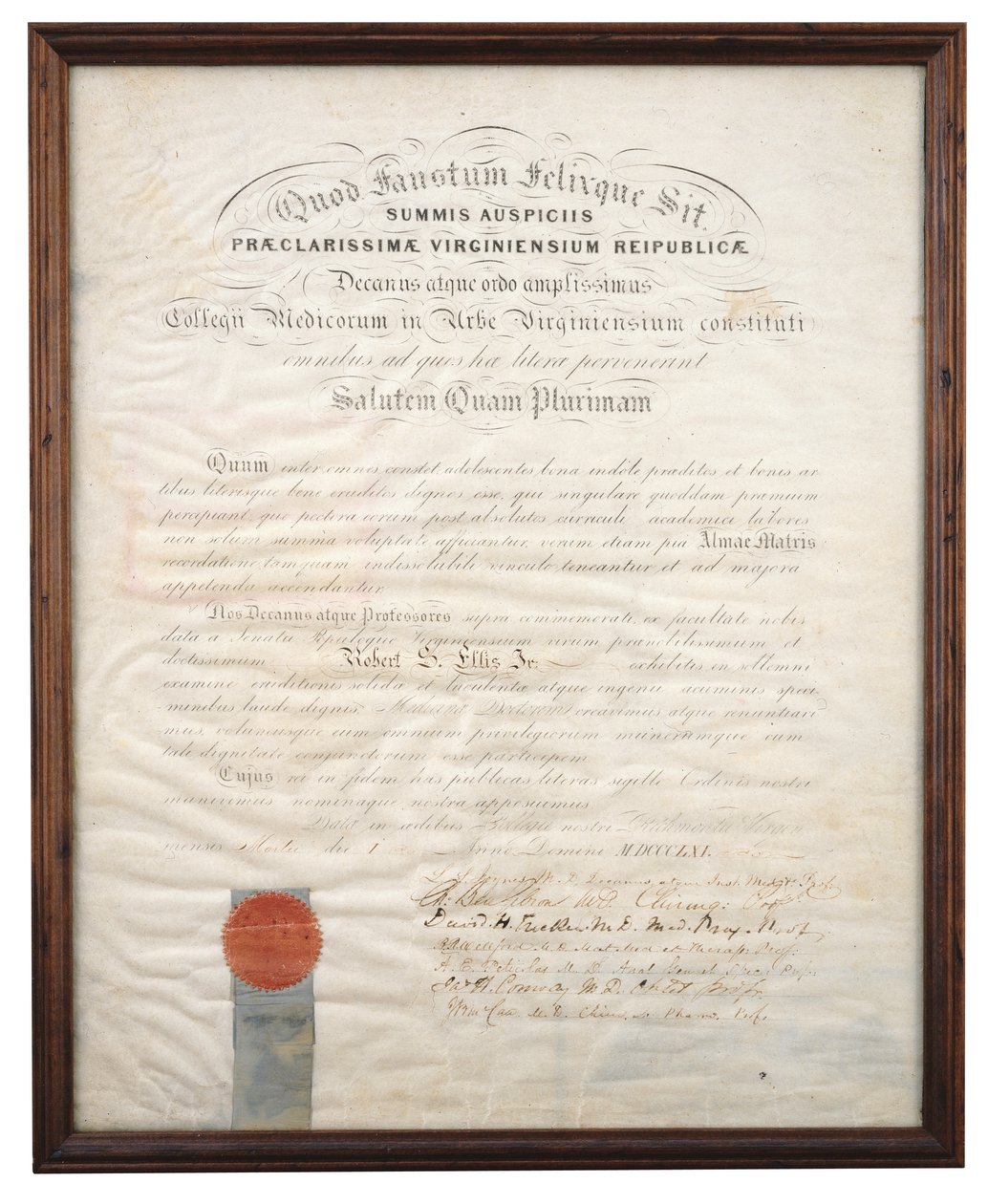 Diploma di Robert S. Ellis Jr. da American School