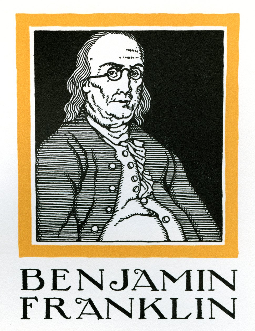Ritratto di Benjamin Franklin da American School