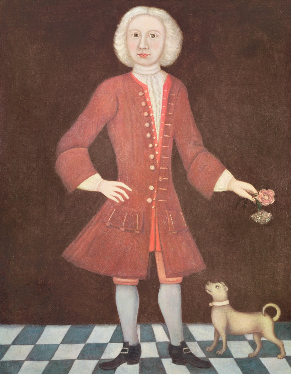 Ritratto di Jonathan Bentham, c.1725 da American School