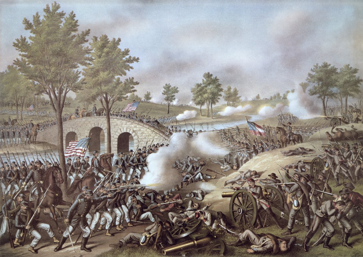 La Battaglia di Antietam da American School