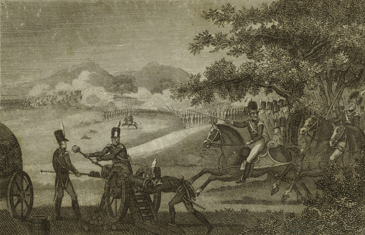 La battaglia di Guilford, 1780-90 da American School
