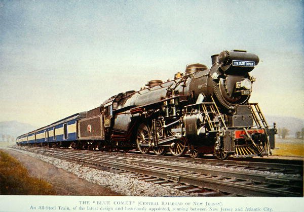 Il treno Blue Comet, c.1930 da American School