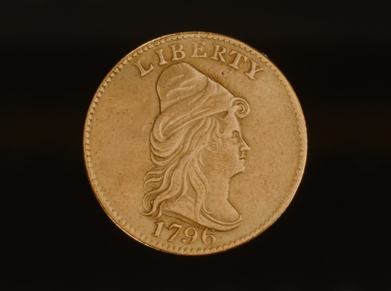 Aquila con turbante, quarto di dollaro, 1796 da American School