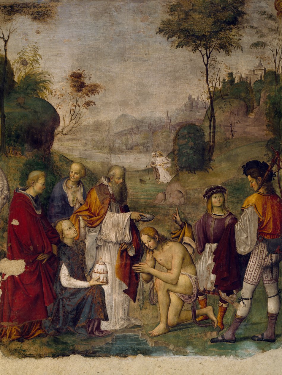Il battesimo di Valeriano da Amico Aspertini