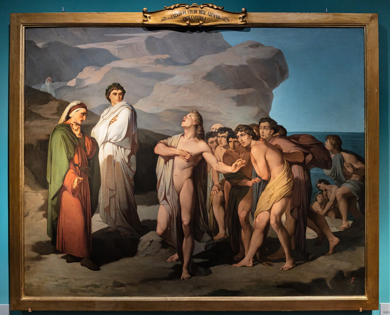 Dante e Casella da Amos Cassioli