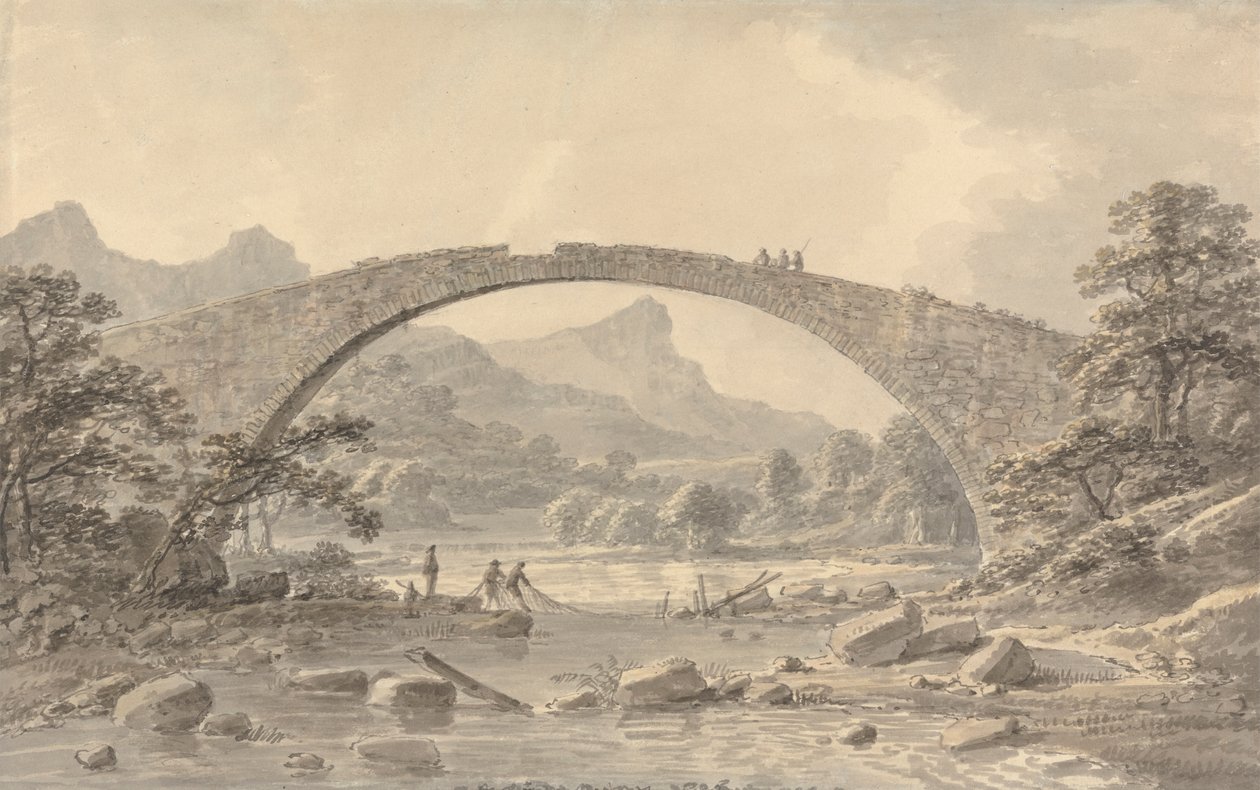 Pont Newydd vicino a Dolgelly da Amos Green